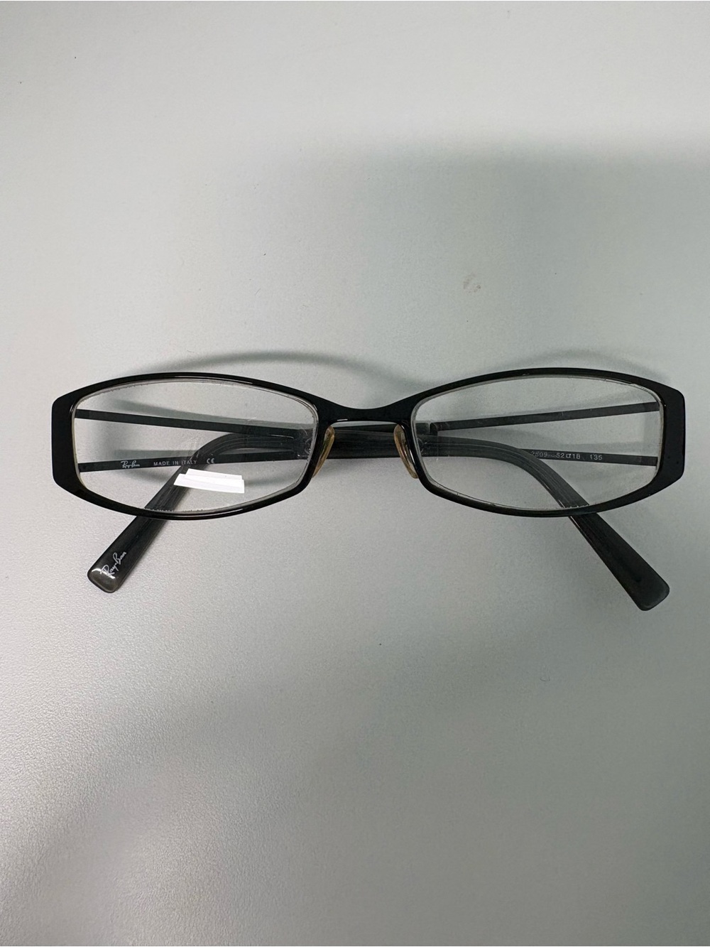 Ray-Ban RB6128-2509 Polished Black Full Rim Rectangular Eyeglasses Frame
